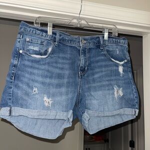 Old Navy Boyfriend Cut Denim Shorts